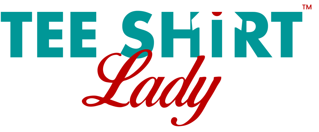 Logo with stylish text 'Shiny Lady' in teal and red colors.