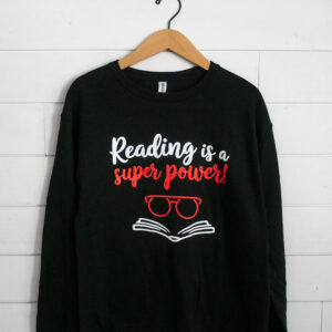 Reading Is Super Power In Black